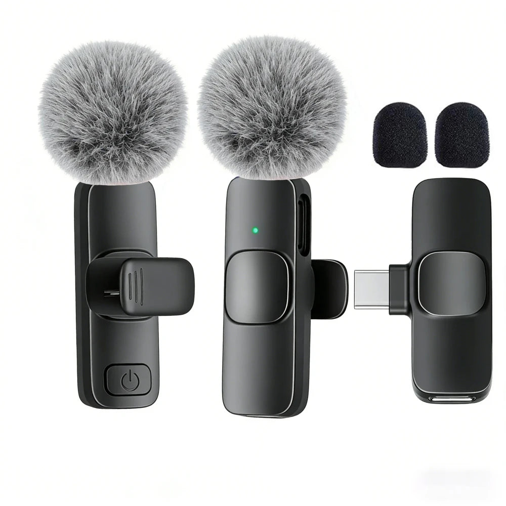 Wireless Clip-On Lavalier Microphone