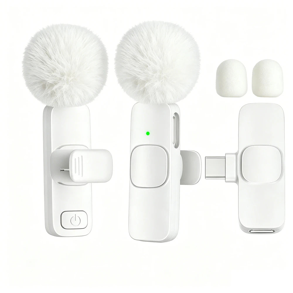 Wireless Clip-On Lavalier Microphone