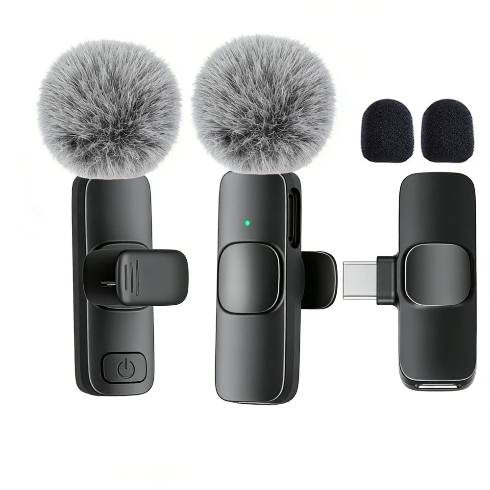 Wireless Clip-On Lavalier Microphone