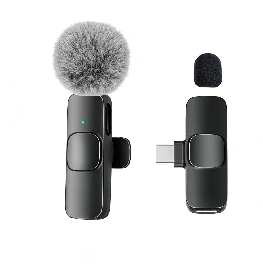 Wireless Clip-On Lavalier Microphone