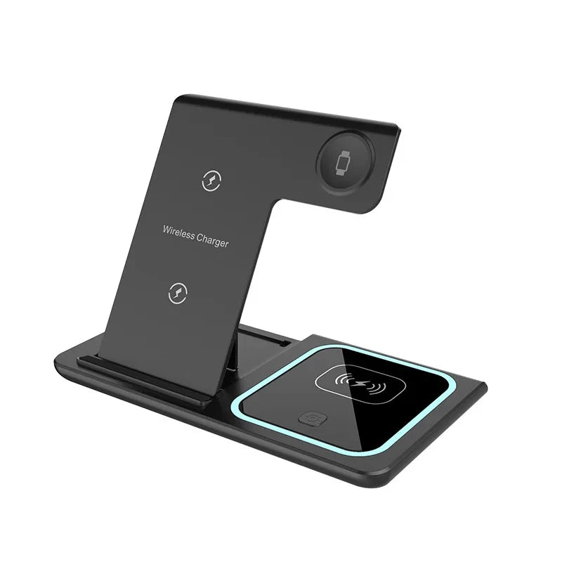 Foldable 3-in-1 Wireless Charging Stand