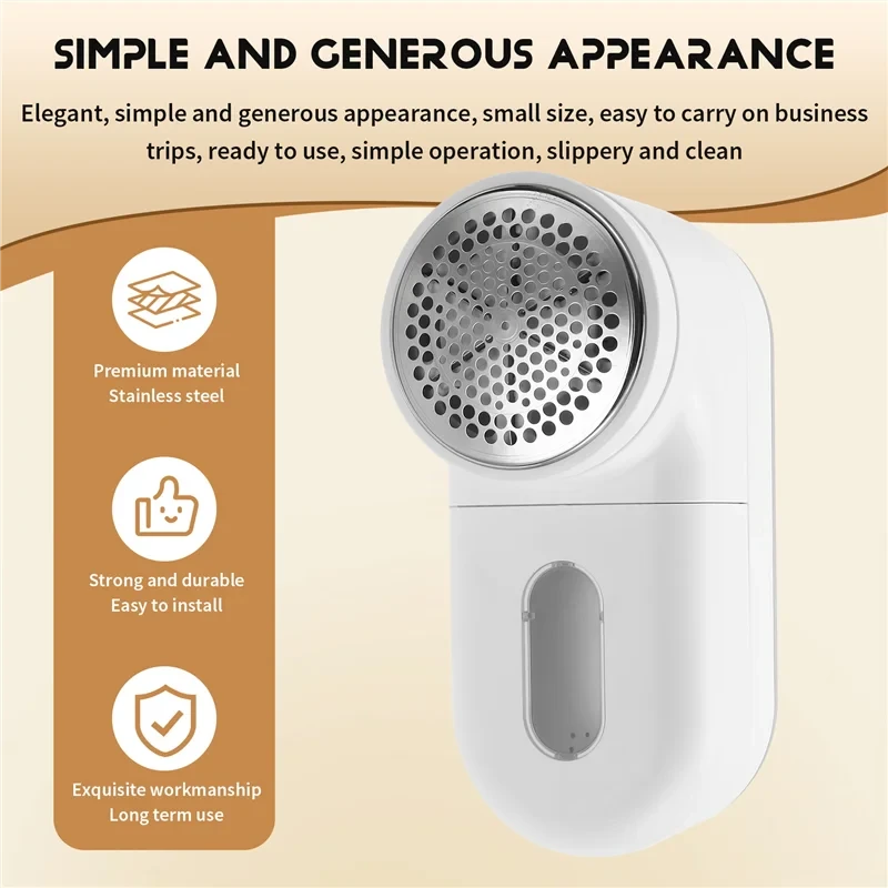 Rechargeable Fabric Shaver & Lint Remover