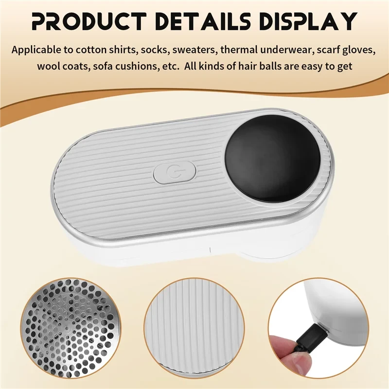 Rechargeable Fabric Shaver & Lint Remover