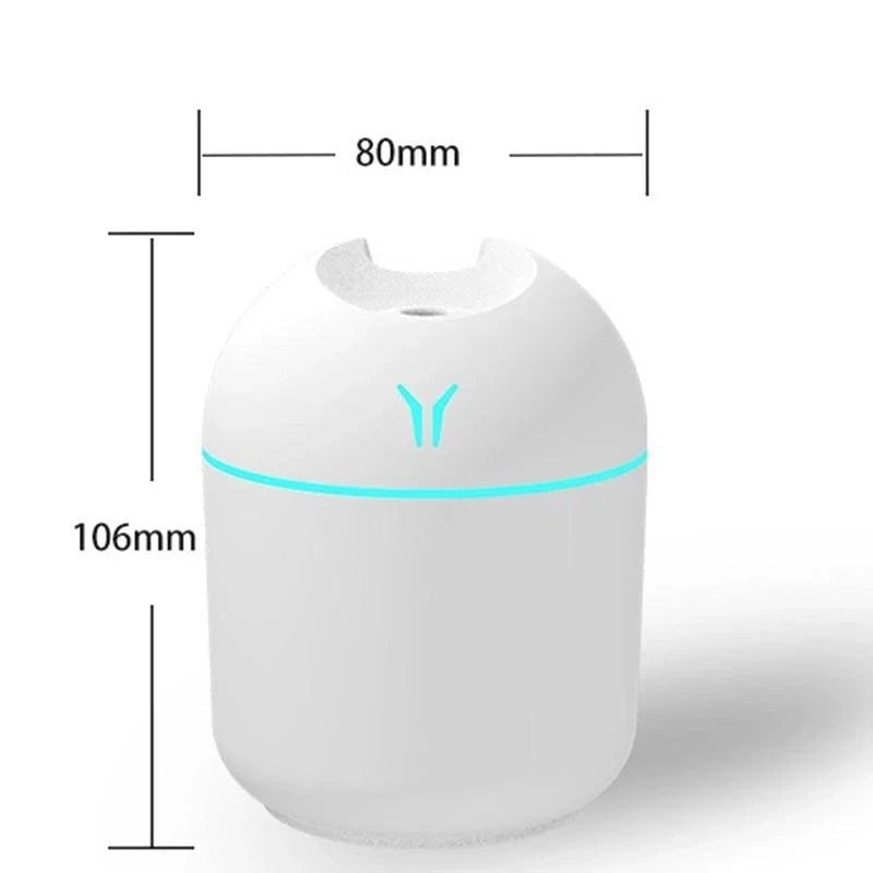 USB Mini Humidifier & Aroma Diffuser with LED