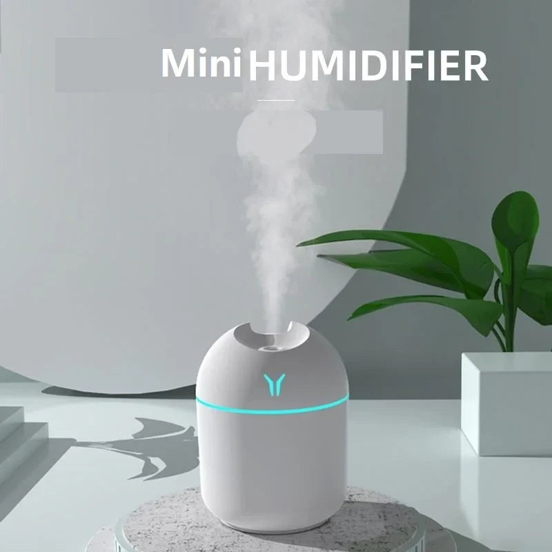 USB Mini Humidifier & Aroma Diffuser with LED