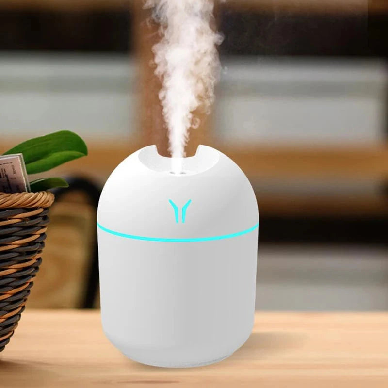 USB Mini Humidifier & Aroma Diffuser with LED