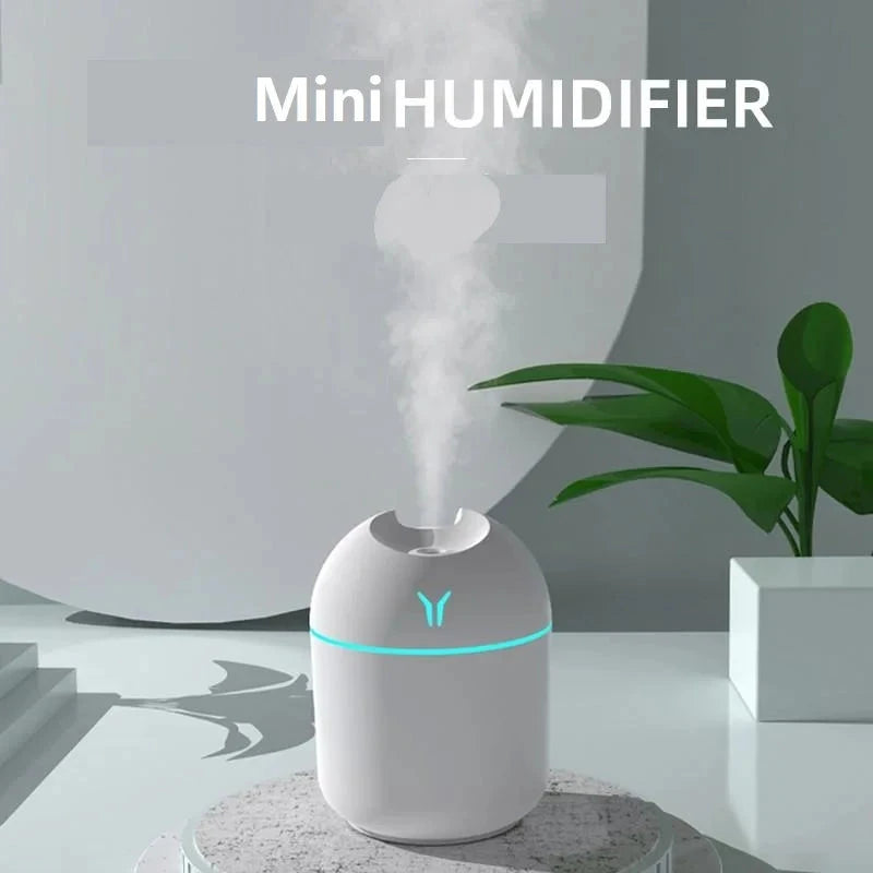 USB Mini Humidifier & Aroma Diffuser with LED