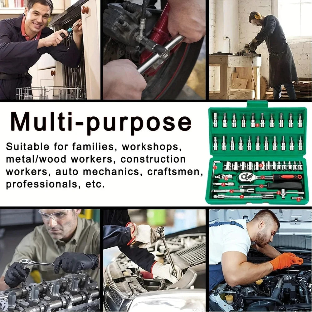 46-Piece Mechanic Tool Set