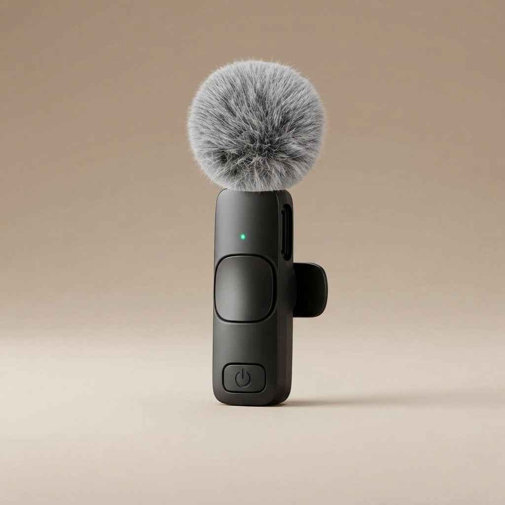 Wireless Clip-On Lavalier Microphone