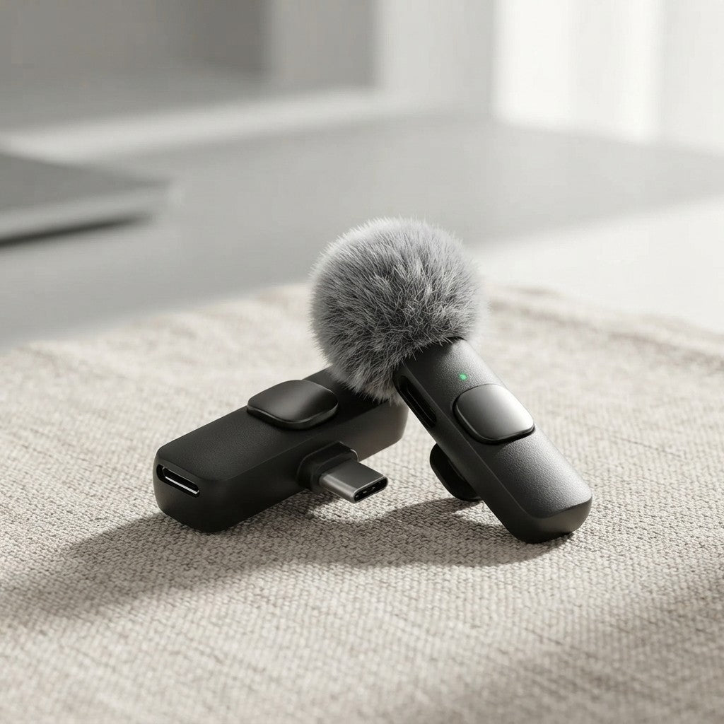 Wireless Clip-On Lavalier Microphone