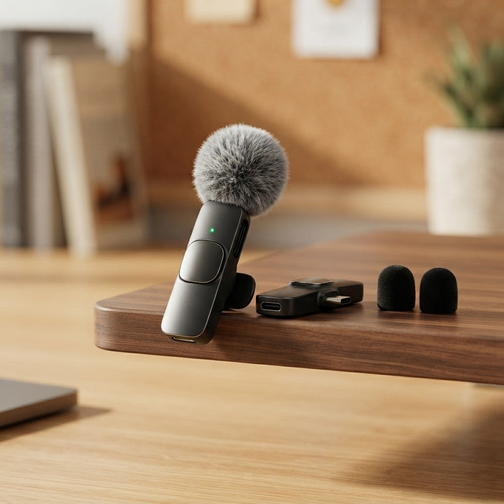 Wireless Clip-On Lavalier Microphone