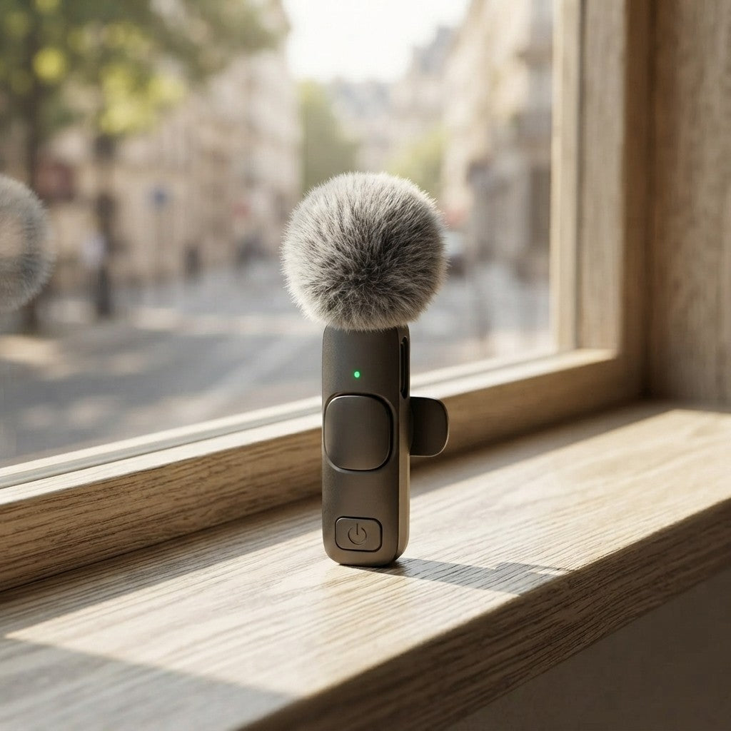 Wireless Clip-On Lavalier Microphone