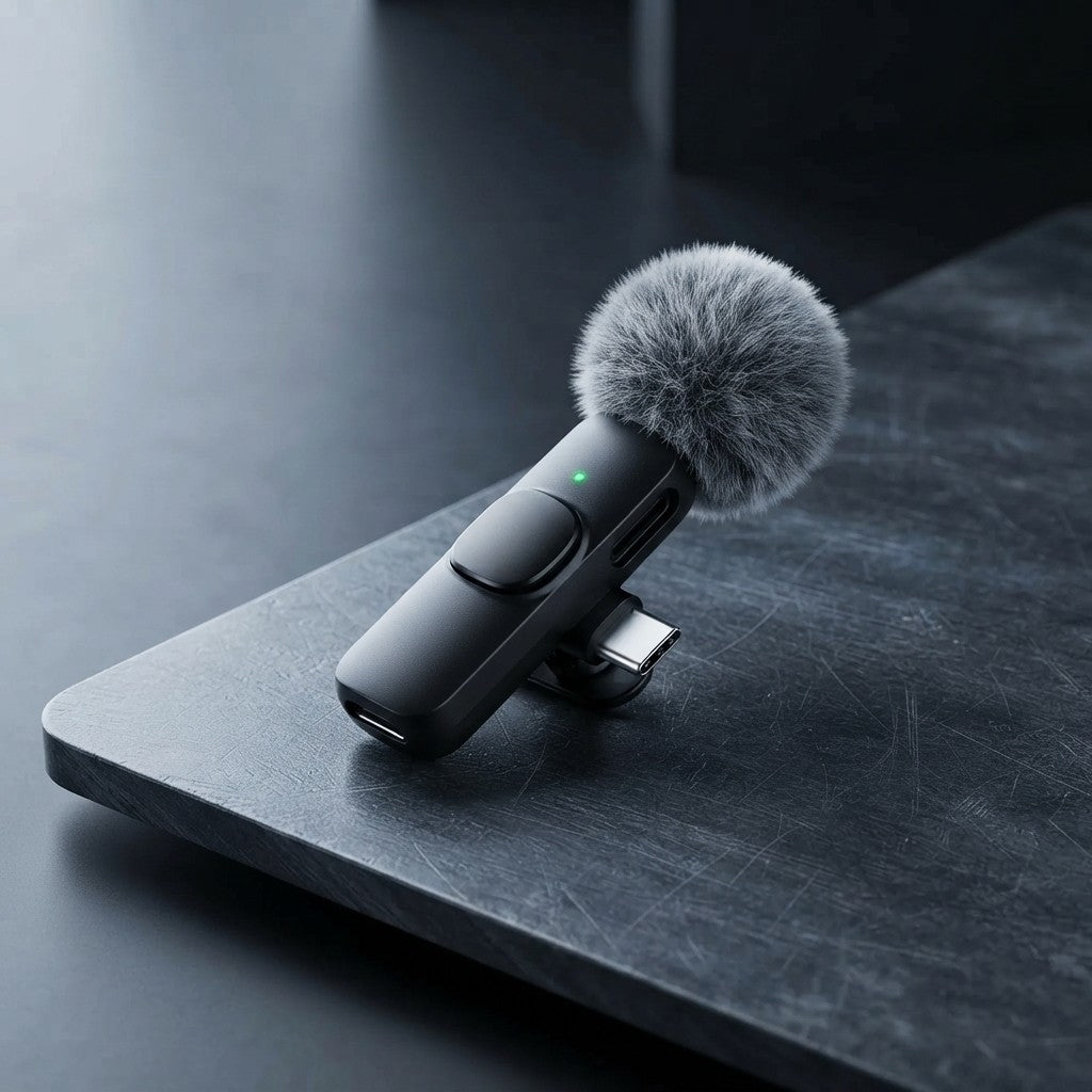 Wireless Clip-On Lavalier Microphone