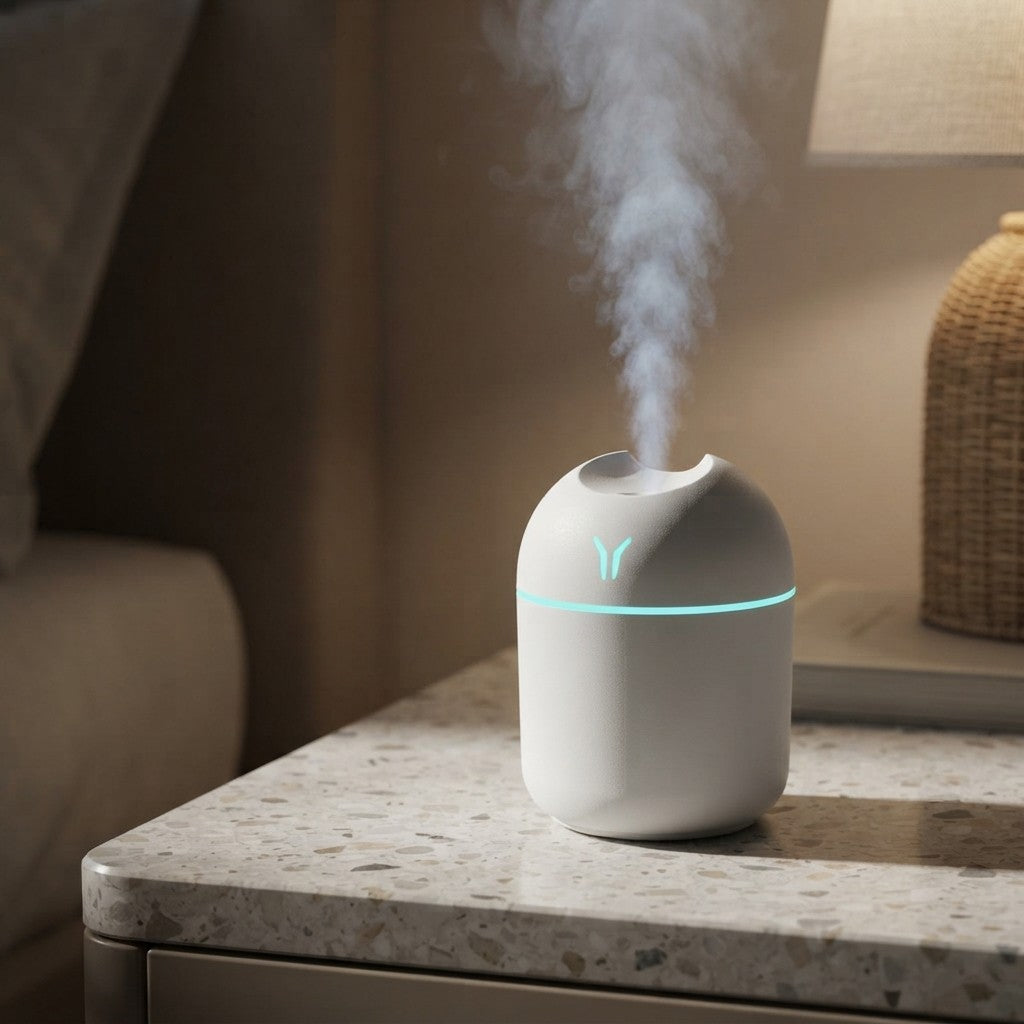 USB Mini Humidifier & Aroma Diffuser with LED