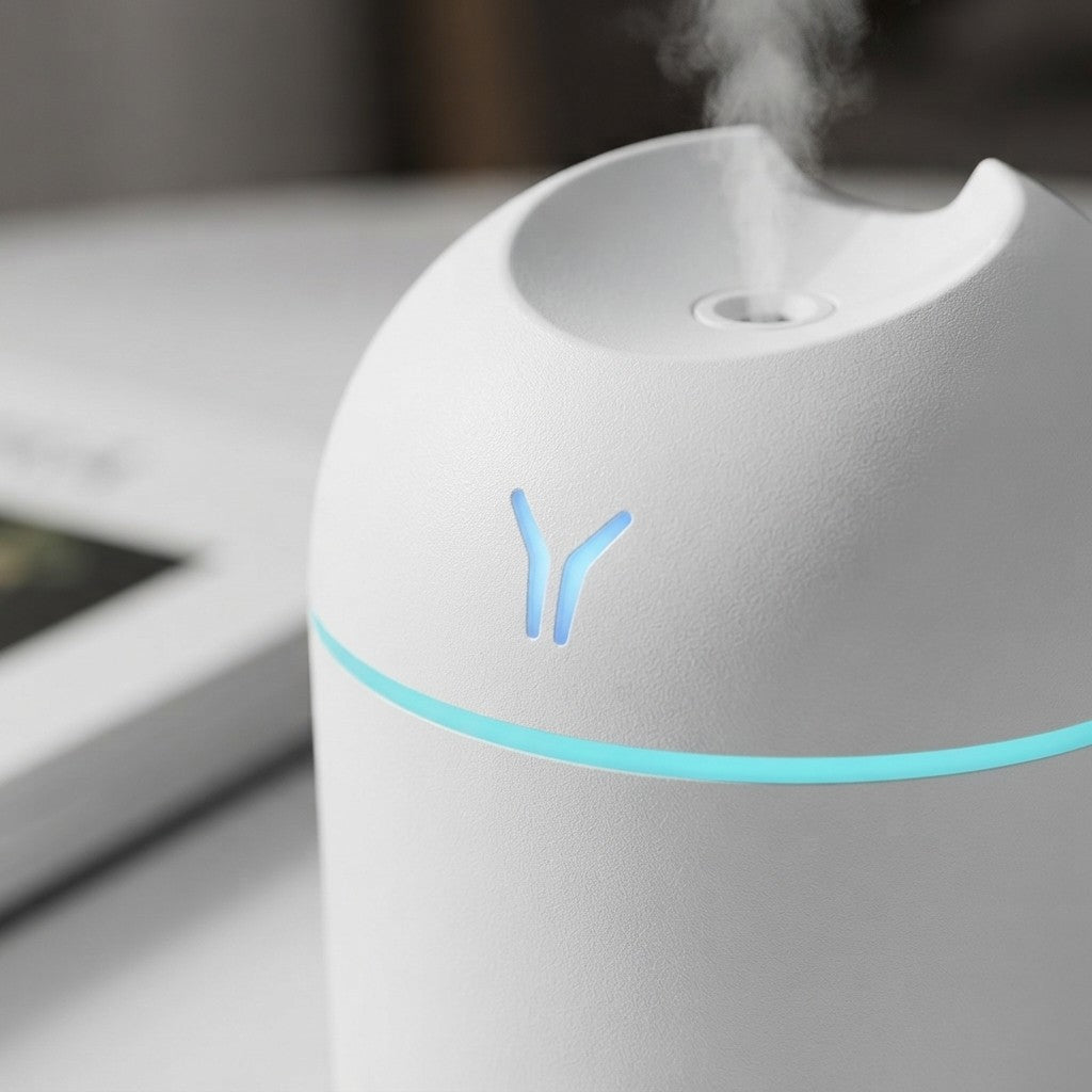 USB Mini Humidifier & Aroma Diffuser with LED