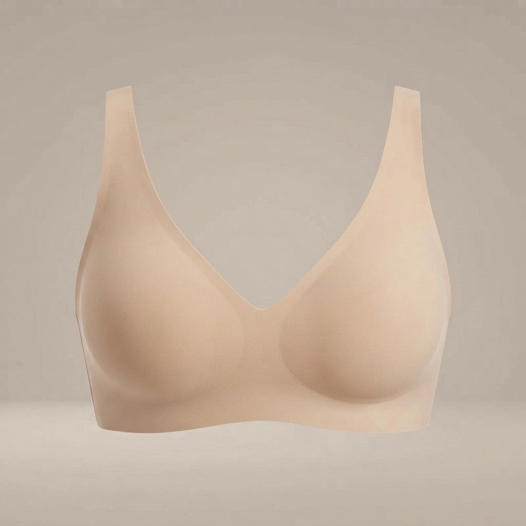 Seamless Wireless Full-Coverage Bra