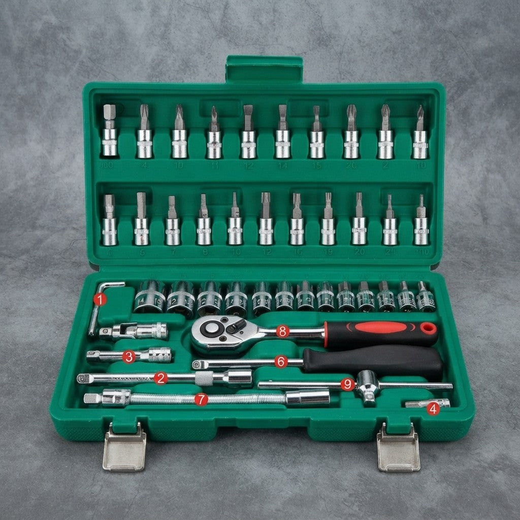 46-Piece Mechanic Tool Set